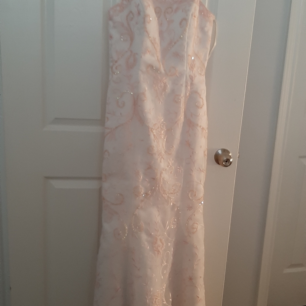 Aspeed Gorgeous White Pink Prom Wedding SEQUINED E
